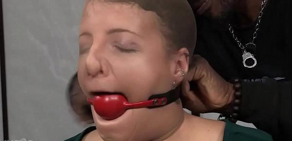  Bdsm loving chick is whipped red raw